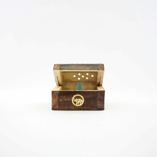 Räucherbox Mangoholz